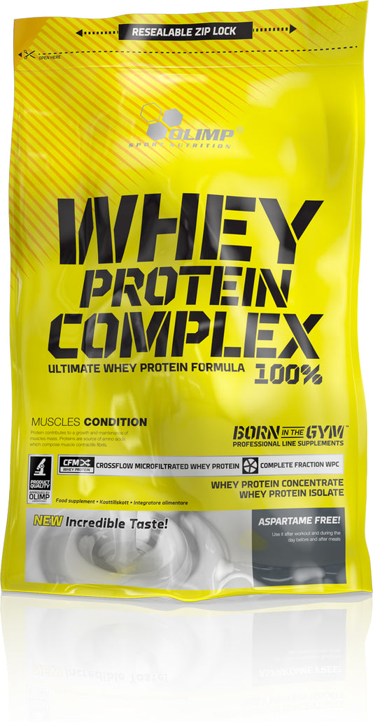 Muskelaufbau-Set: Olimp Whey Protein + BioTech Creatine – Olimp Whey Protein Complex 100% - 700g (Apfelkuchen)