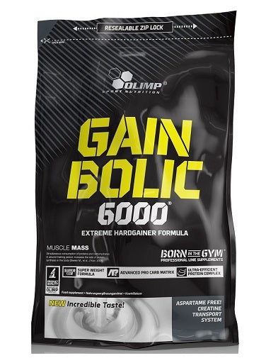 Masseaufbau-Set: Olimp Gain Bolic 6000 + Nutrend Kre-Alkalyn – Olimp Gain Bolic 6000 - 1kg (Schoko)