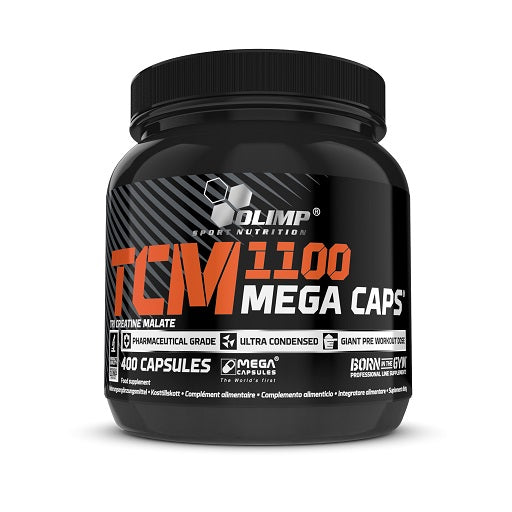 Olimp Marken-Großset: BCAA Mega Caps + Protein Crisp + 3 weitere – Olimp TCM Mega Caps - 400 Kapsel