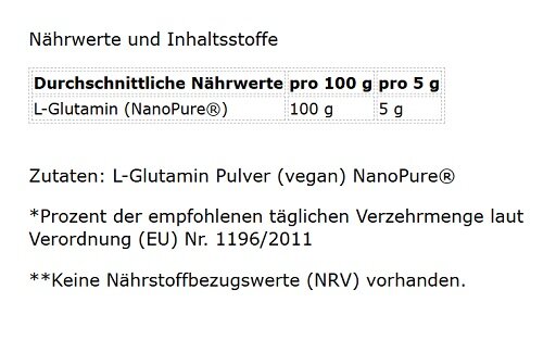 Ausdauer-Set: MST Magnesium + BioTech Vitamin + GN Nano Pure – GN Nano Pure Glutamine 500g
