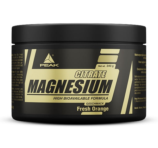 Wettkampfvorbereitung: ESN ISOCLEAR + MST ArgiZinc + 2 weitere – Peak Magnesium Citrat 240 g (Berry Mix)