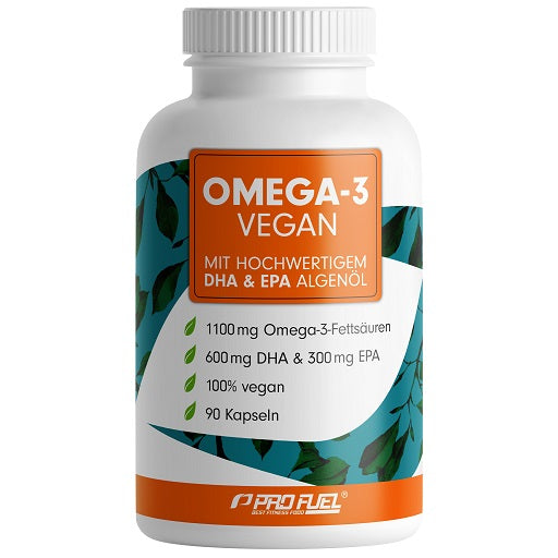 Gesundheits-Basisbox: INLEAD Vitamin C + BioTech Calcium + 3 weitere – ProFuel Omega 3 - 90 Algenöl-Kapseln