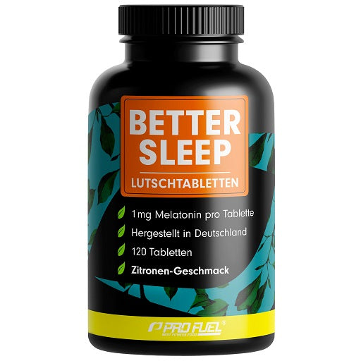 Schlaf & Erholung: BioTech Micella + INLEAD Zink + ProFuel Melaton – ProFuel Melatonin Better Sleep - 120 Lutschtabletten (Zitrone)