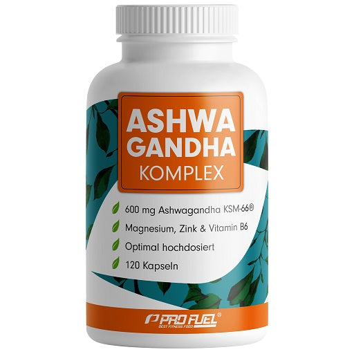 Schlaf & Erholung: BioTech Micella + Sinob Magnesium + ProFuel Ashwaga – ProFuel Ashwagandha Komplex KSM-66 120 Kapseln