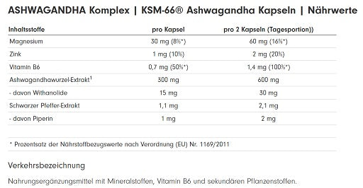 Schlaf & Erholung: BioTech Micella + GN Magnesium + ProFuel Ashwaga – ProFuel Ashwagandha Komplex KSM-66 120 Kapseln