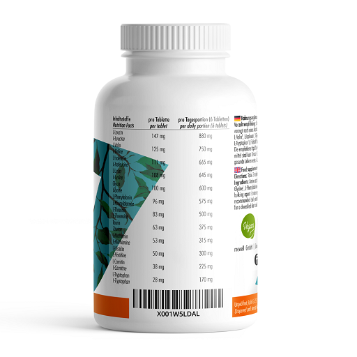 Masseaufbau für Fortgeschrittene: Kevin Levrone Anabolic + 3 weitere – ProFuel Aminosäuren Komplex - 240 Tabl.