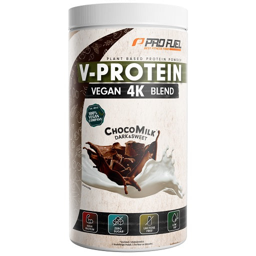 Muskelaufbau-Set: ProFuel V-PROTEIN vegan 4K blend + EFX Kre-Alkalyn – ProFuel V-PROTEIN vegan 4K blend 750g (Neutral 480g)