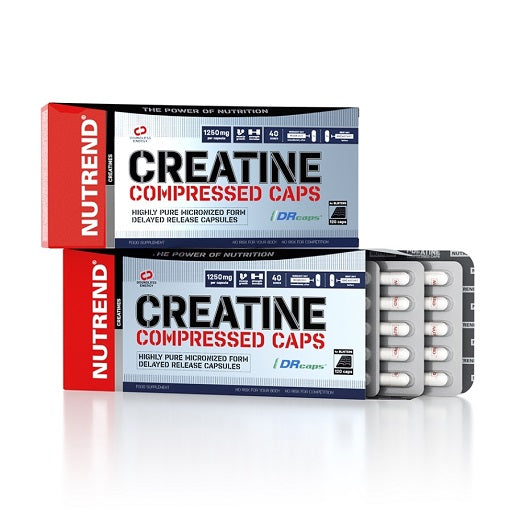 Masseaufbau-Set: Big Zone Grits + Nutrend Creatine – Nutrend Creatine Compressed Caps, 120 Kapseln