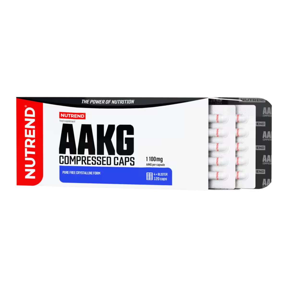 Pump-Set: Nutrend AAKG Compressed + Kevin Levrone Shaaboom Ice – Nutrend AAKG Compressed Kapseln - 120 Kapseln