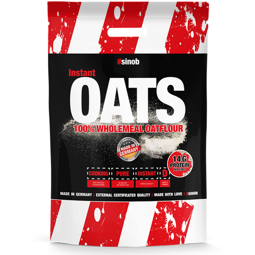 Masseaufbau-Set: Sinob Instant Oats + NNT Creatin Monohydrat – Sinob Instant Oats 4000g