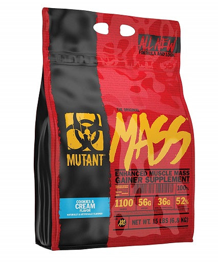 Masseaufbau-Set: Mutant Mass 6,8kg + Scitec Crea-Bomb 660g – Mutant Mass - 6,8kg (Cookies & Cream)