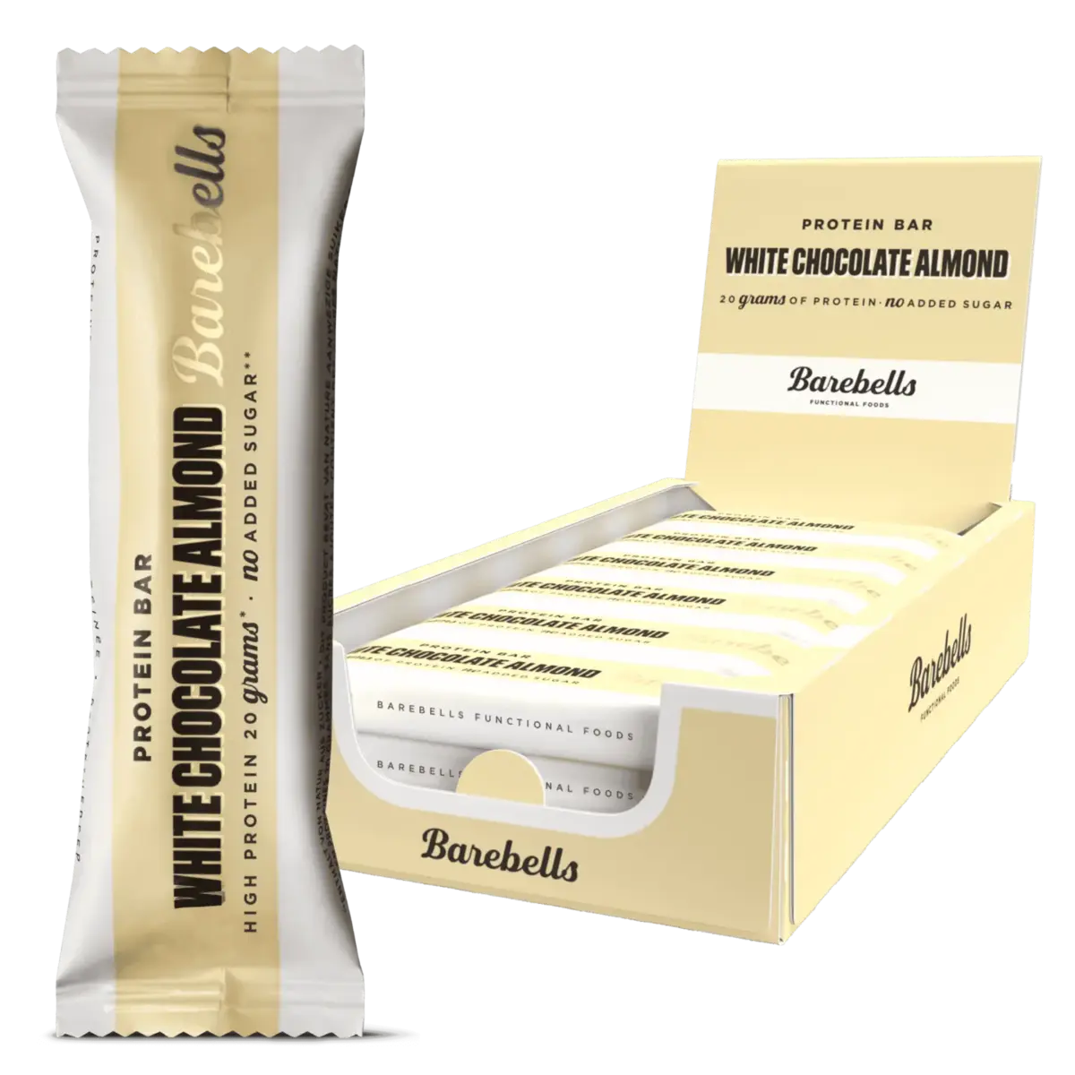 Home-Gym-Starter: ESN Designer + Scitec Hot + 5× Barebells – Barebells Protein Bars 12x 55g (White Choco Almond)