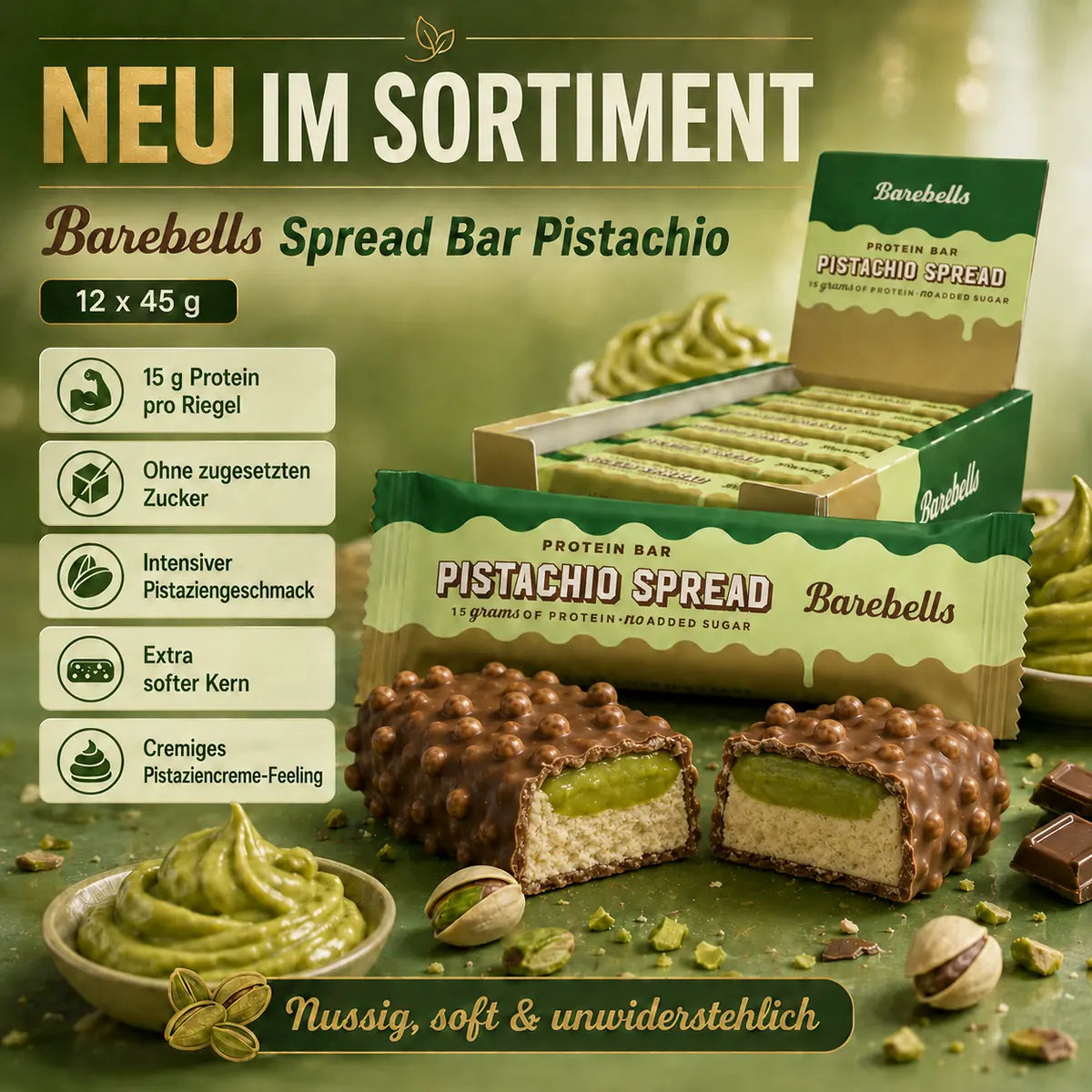 Barebells Spread Bar 12x45g