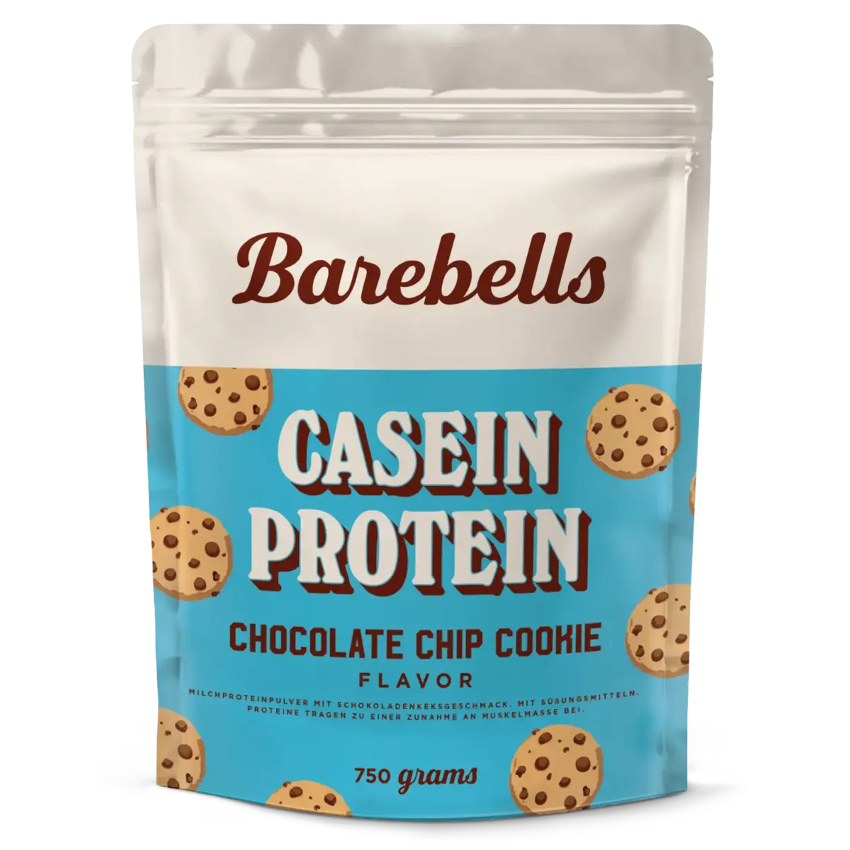 Basis-Set: Barebells Casein Protein + MST Zinc + Magnesium + B6 60 – Barebells Casein Protein 750g (Chocolate Chip Cookies)