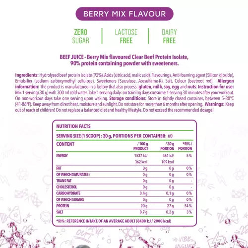 Nanosupps Beef Juice 1800g