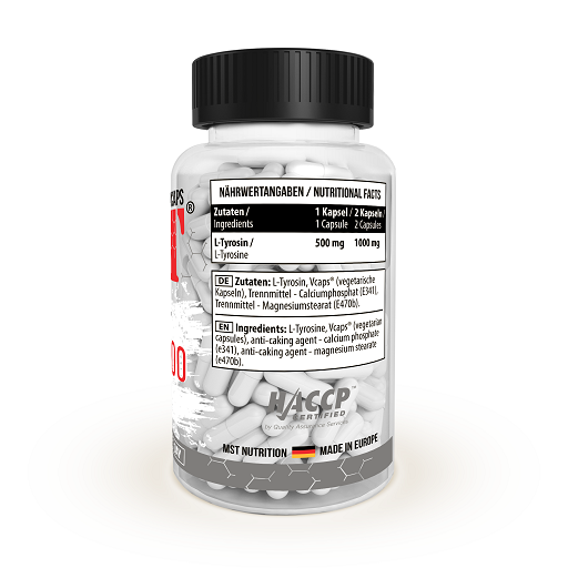 MST - L-Tyrosin 500mg 90 Kapseln