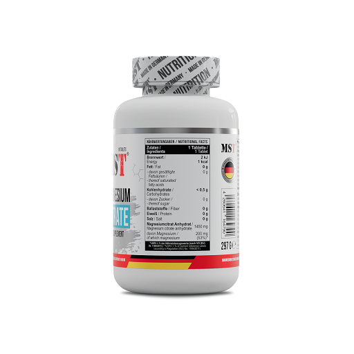 MST - Magnesium Citrat 200mg - 180 Tab