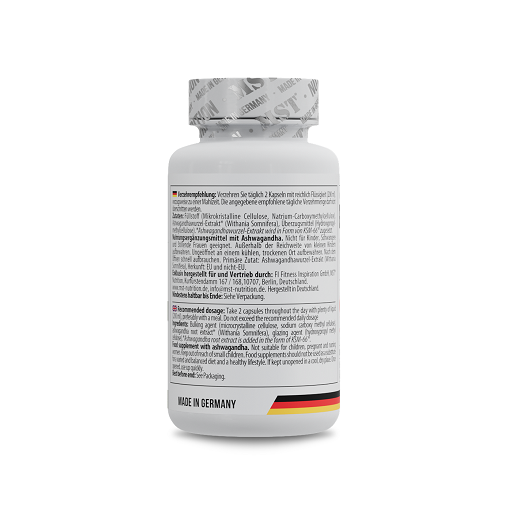 Stress & Balance: MST Ashwagandha + ProFuel Magnesi + MST Niacin – MST - Ashwagandha KSM-66® - 60 Caps