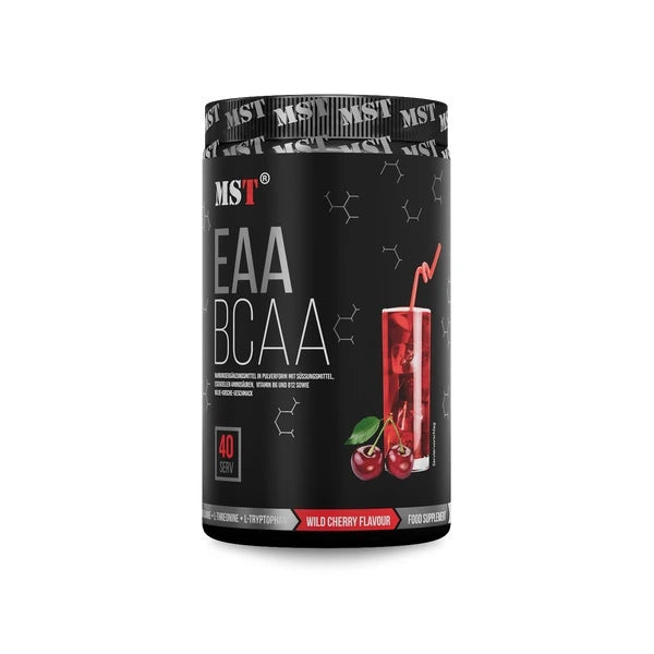 MST Marken-Trio: Iso Clear + Creatine Kick + EAA & BCAA – MST - EAA & BCAA 520g (Blackcurant)