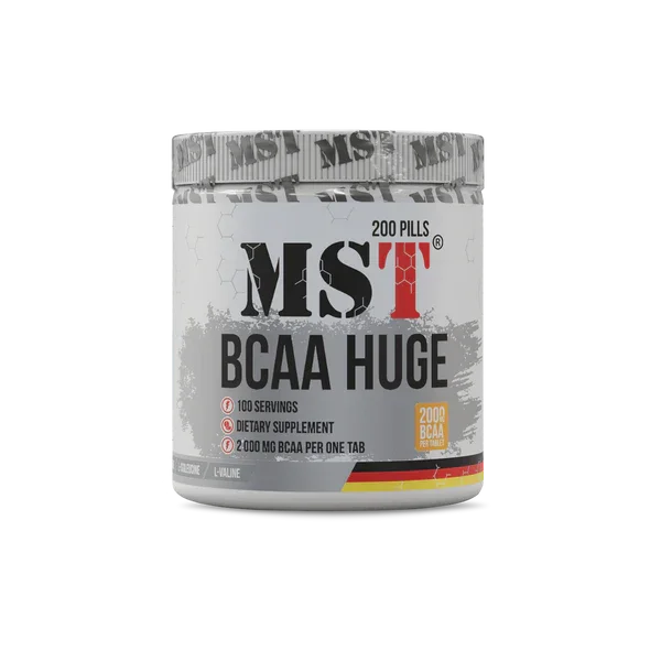 Ausdauer-Set: MST Magnesium + Sinob Vitamin C + MST BCAA Huge – MST - BCAA Huge 200 Tabl./ 2gr pro Tablette