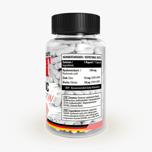 Haut, Haare & Nägel: INLEAD Collage + MST Hyaluronic + BioTech Calciu – MST - Hyaluronic Acid 150 mg + Biotin 90 Kapseln