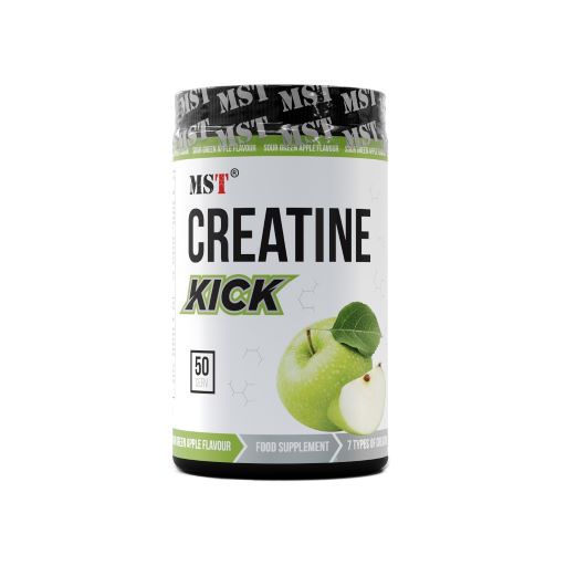 Konkurrenceforberedelse: ESN ISOCLEAR + MST Creatine + 2 mere – MST - Creatine Kick 500g (Peach Ice Tea)