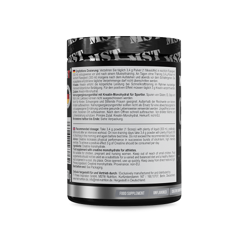 MST mærketrio: Iso Clear + Creatine Monohydrate + ArgiZinc Forte – MST - Creatine Monohydrate 500g