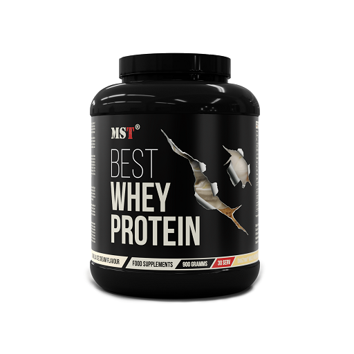 MST Marken-Trio: Best Whey + Creatin Monohyd + ArgiZinc Forte – MST - Best Whey Protein 900g (Strawberry)
