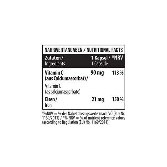 Ausdauer-Set: MST Magnesium + MST Iron Bisglyc + ProFuel L-Argini – MST - Iron Bisglycinate 60 Caps