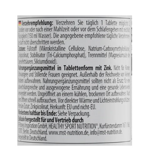 Gesundheits-Basisbox: BioTech Multivit + Scitec ZMB + 3 weitere – MST - Healthy Zinc Picolinate 60 Tabletten
