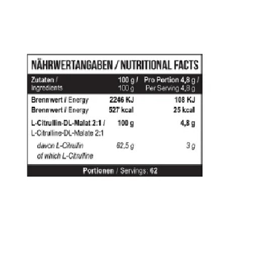 Pump-Set: MST Citrulline Malat 300g + Nutrex Lipo 6 Hardcore – MST - Citrulline Malat 300g Unflavored