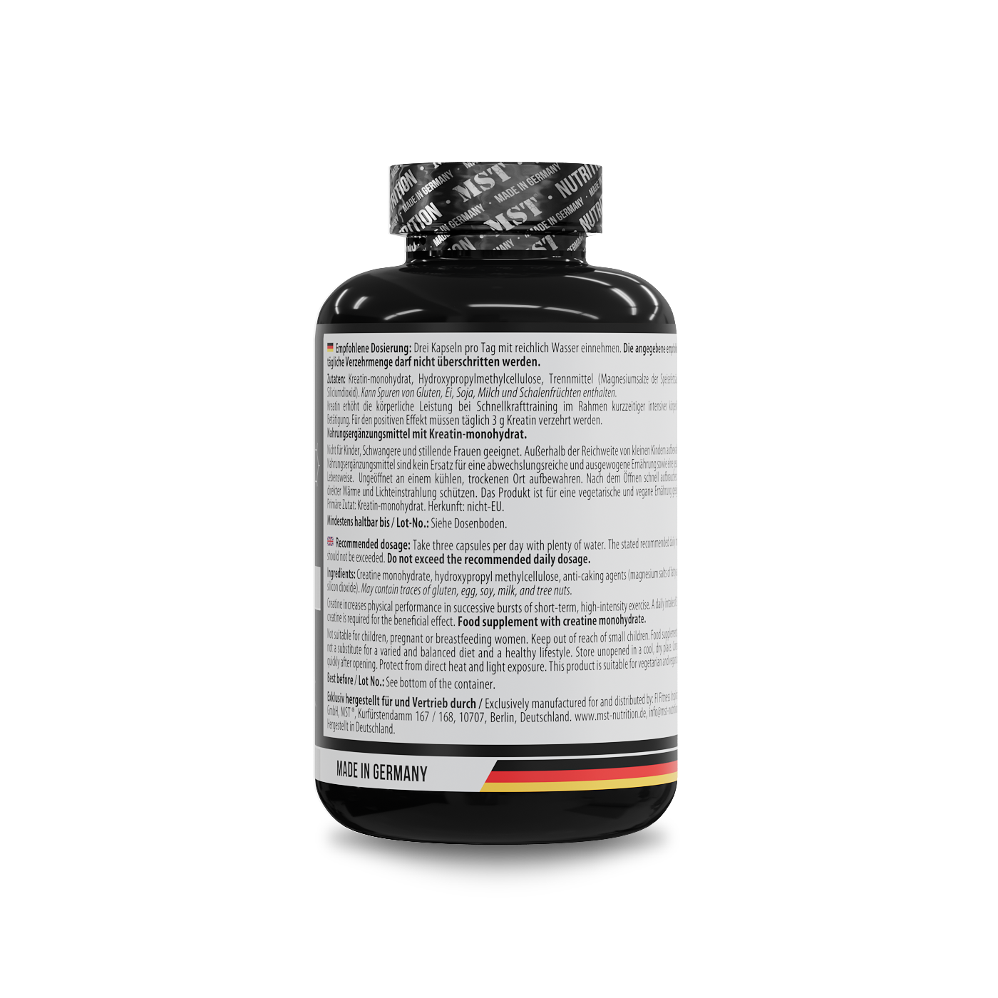 Masseaufbau-Set: Allnutrition Fitmeal + MST Creatine Monohydrate – MST - Creatine Monohydrate - 300 Kapseln