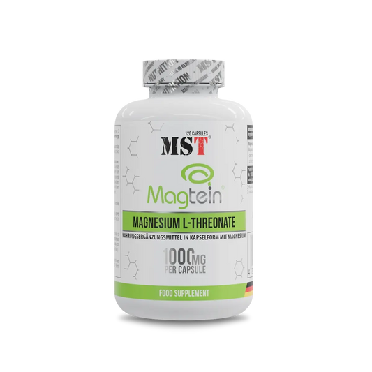 Stres și echilibru: MST Ashwagandha + MST Magneziu + Vitamina B de vârf – MST - L-Treonat de magneziu Magtein® 1000 mg - 120 capsule