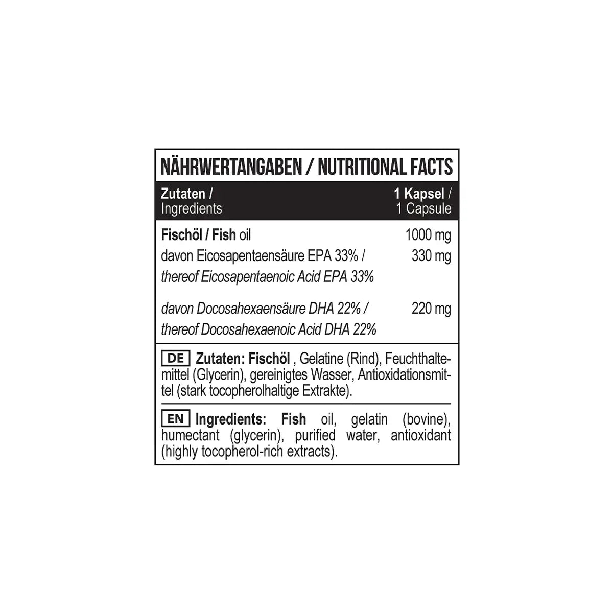 Fornecimento básico: Universal + MST Ómega 3 + ESN Vitamina D3 – MST - Ómega 3 Selecionado 120 cápsulas