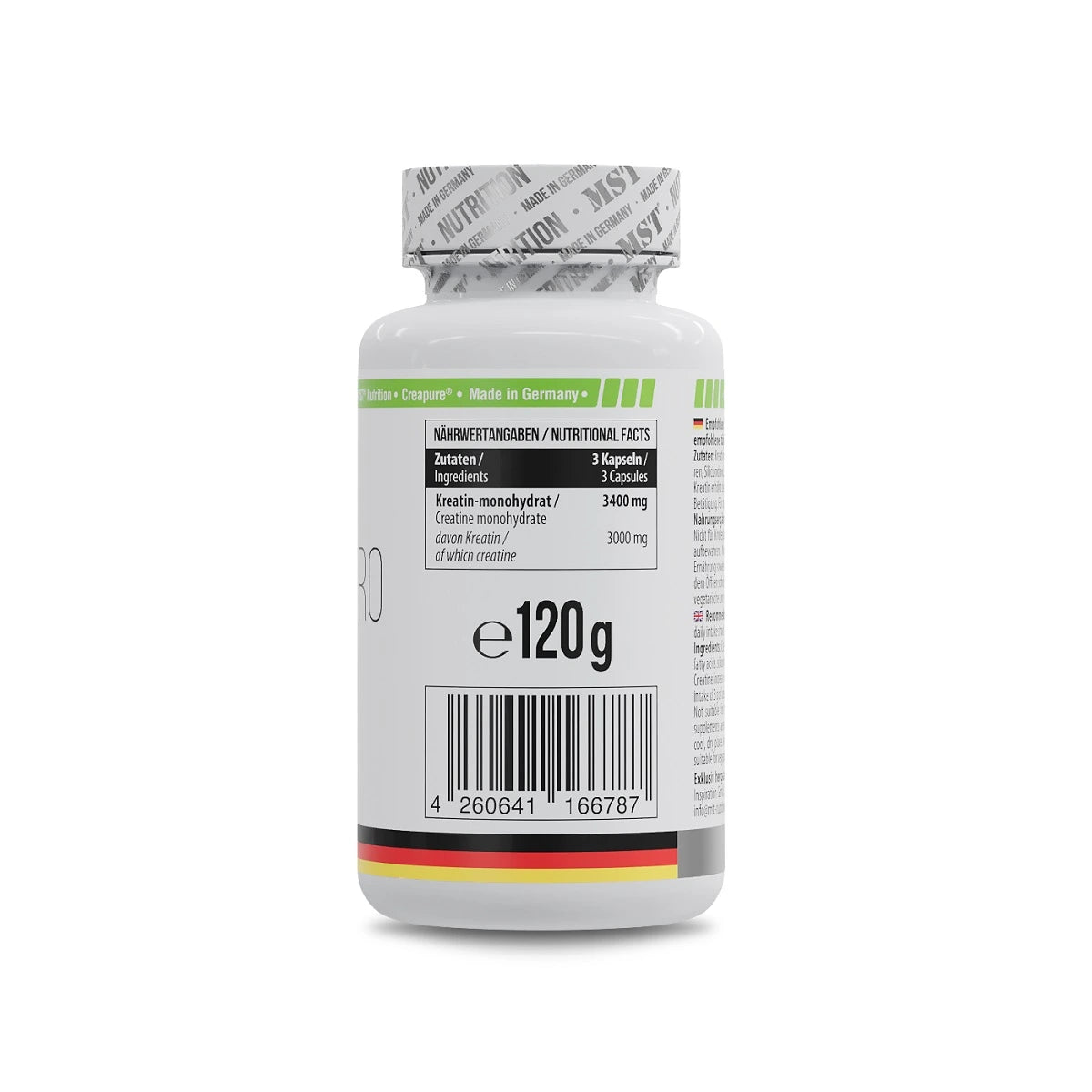 MST Marken-Trio: Best Whey + Creatine Pro + Glutamine – MST - Creatine Pro CREAPURE 90 Kapseln