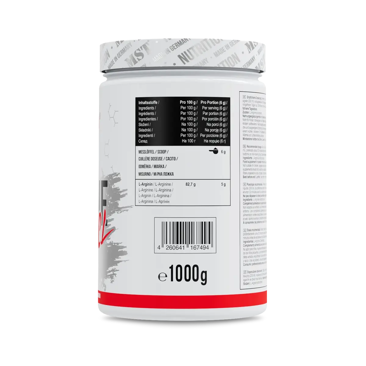 Definitionsphase-Set: ESN Designer + MST Arginine + GN 110 Fahrenh – MST - Arginine HCL 1000g