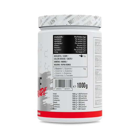 MST Marken-Trio: Iso Clear 900g + Creatin Pro + Glutamine – MST - Glutamine 1000g