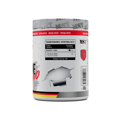 MST-mærketrio: Iso Clear + Creatine HCL + Citrulline - MST - Citrulline Malate 500 g Utilsat