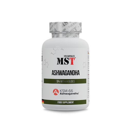 Stress & Balance: MST Ashwagandha + Scitec Magnesiu + ProFuel Vitamin – MST - Ashwagandha KSM-66® - 120 Caps