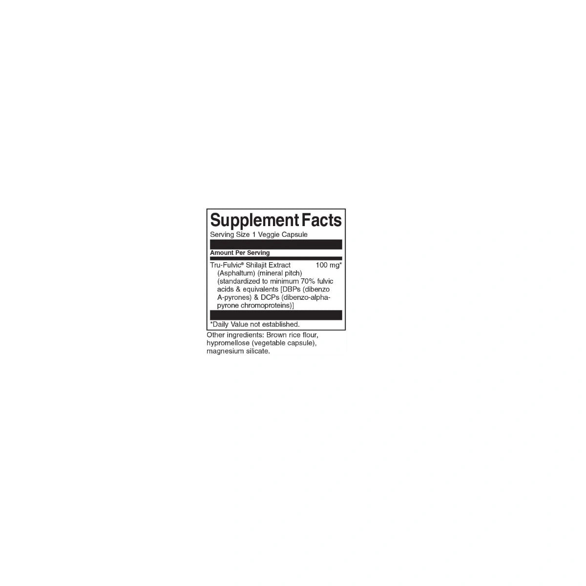 Swanson Shilajit Extract 100mg 30 Kapseln