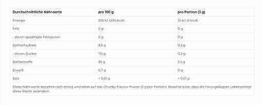 Definitionsphase-Set: ESN Designer + NNT Arginin + More Nutrition – More Nutrition Chunky Flavour 150g (Vanilla Perfection)