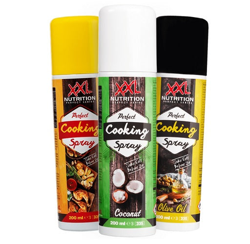 Definitionsphase-Set: ESN Designer + MST L-Arginine + XXL Nutrition – XXL Nutrition Perfect Cooking Spray 200ml (Kokosöl)