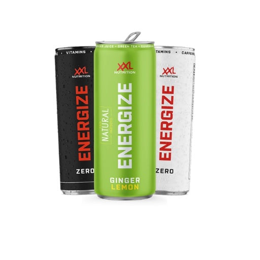 Koffein & B-Vitamine: XXL Nutrition + ProFuel Vitamin B – XXL Nutrition Energize! Energy Drink 6x330ml (Black Zero)