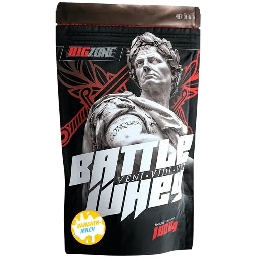Regenerations-Duo: GN Nano Pure Glutamine + Big Zone Battle Whey 1000g – Big Zone Battle Whey 1000g (Bananen-Milch)