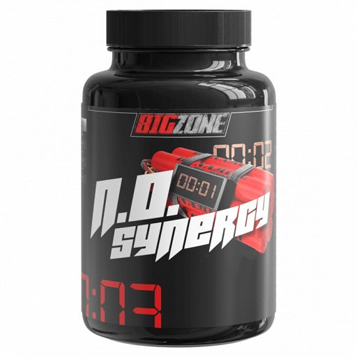 Trainings-Set: Big Zone N.O Synergy + Olimp L-Glutamine Mega Caps – Big Zone N.O Synergy 90 Kapseln