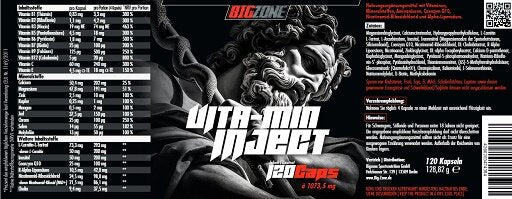 Big Zone Vita-min Inject - 120 Kapseln