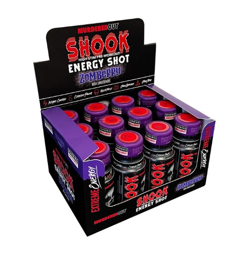 Koffein & B-Vitamine: Murdered Out Shook + Ostrovit Vitamin B1 – Murdered Out Shook Shot 12x60ml (Orange)