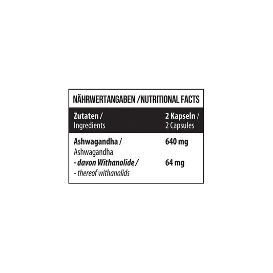 MST - Healthy Ashwagandha 10% Withanolide 120 Kapseln