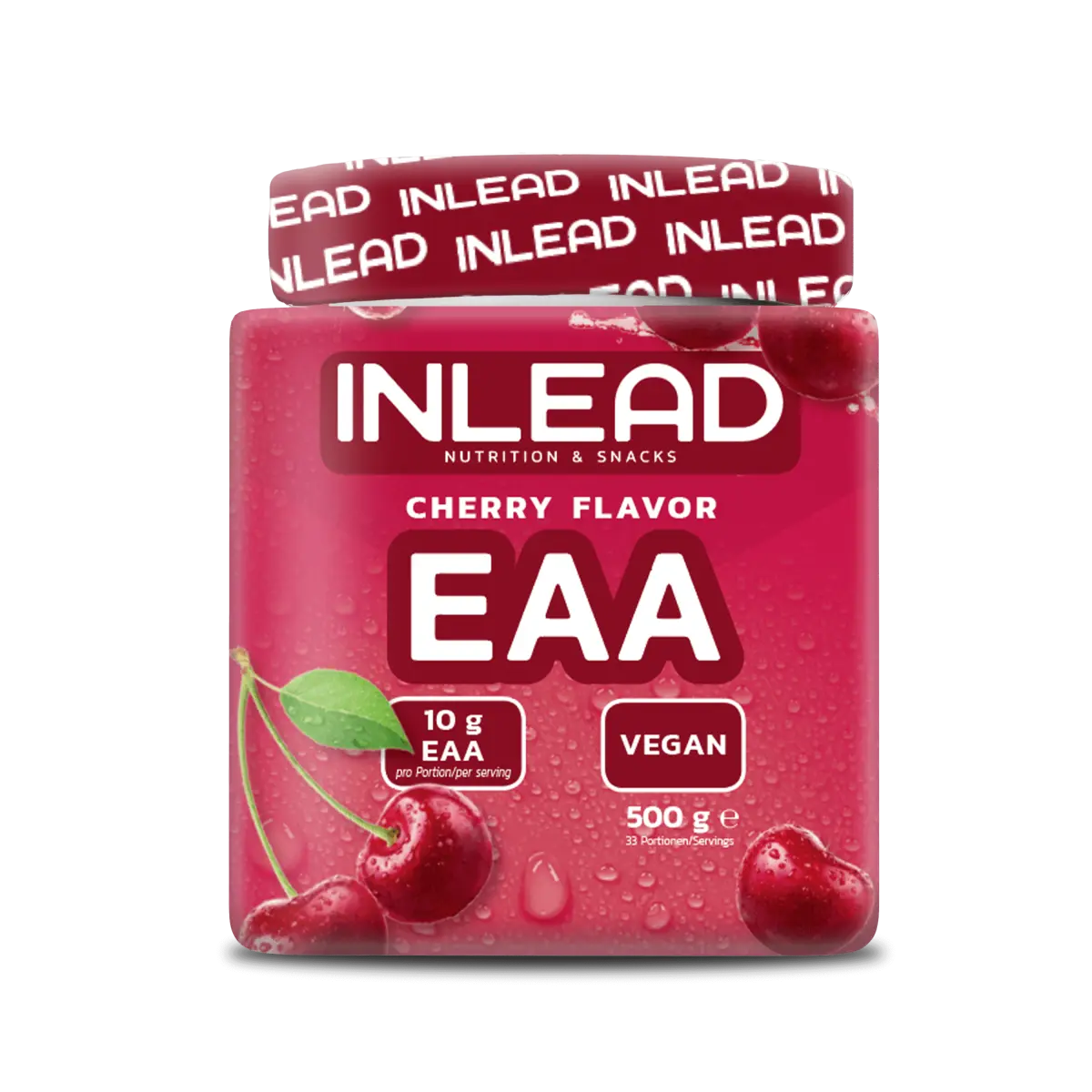 Masseaufbau für Fortgeschrittene: Kevin Levrone Anabolic + 3 weitere – INLEAD EAA 500g (Cherry)