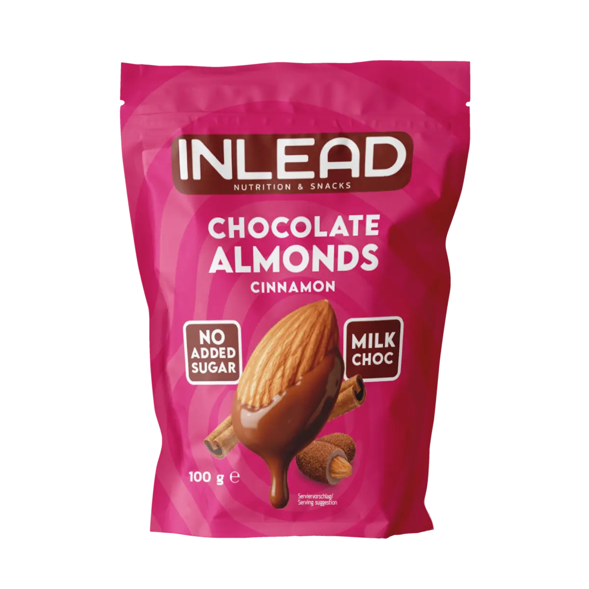 INLEAD Marken-Großset: Fruit Spread + Clear Whey Isolate + 3 weitere – INLEAD Chocolate Almonds 100g (Milk Choc Coconut)